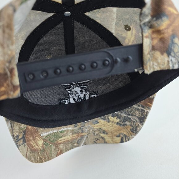 Realtree Edge Camo Hat Mens Adjustable Snapback Green Brown Team RWB Veterans - Picture 5 of 8